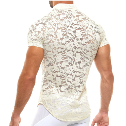 Chemisette Dentelle Florale Ivoire Modus Vivendi