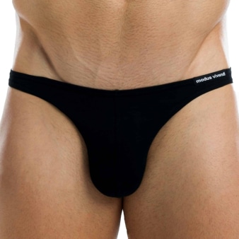 Slip Low Cut Antibactérien Noir Modus Vivendi