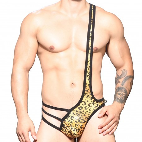 Andrew Christian Body String Almost Naked Glam Léopard 