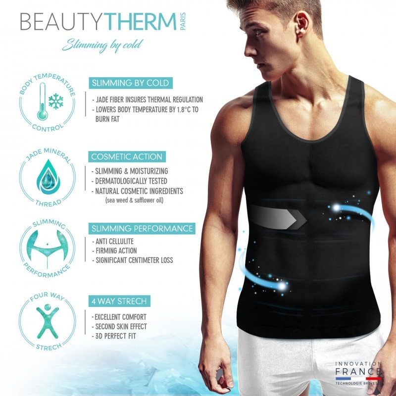 BeautyTherm Sculpting and Firming Corrector Tank Top - Black | INDERWEAR