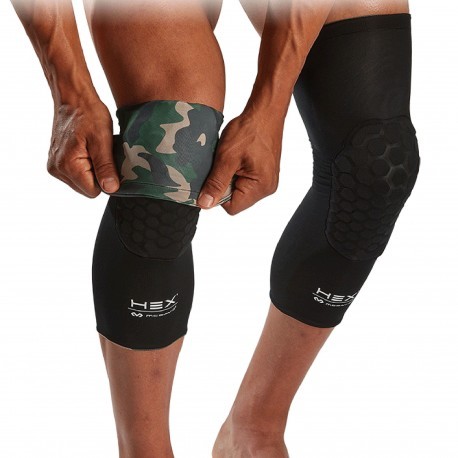 McDavid Hex Reversible Leg Sleeves - Black - Camo