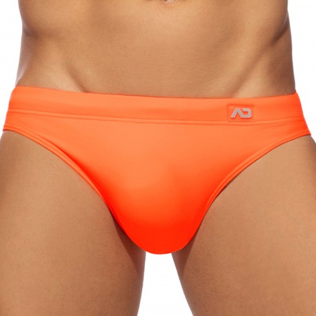 Addicted Neon Swim Briefs - Orange