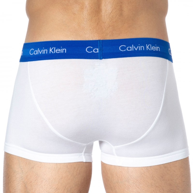 Calvin Klein 3-Pack Cotton Stretch Trunks - White - Color