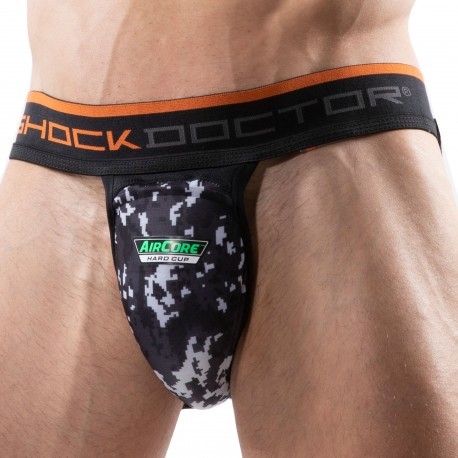 Jock with AirCore Hard Cup - Black