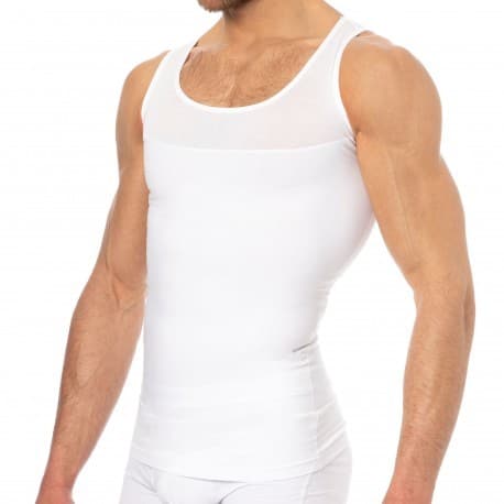 Doreanse Shapewear Compression Tank Top - White