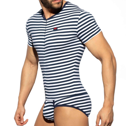 Body Coton Rayure Marine ES Collection