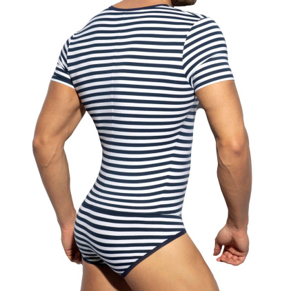 Body Coton Rayure Marine ES Collection