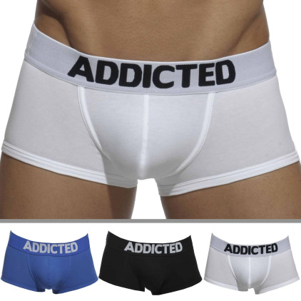 3-Pack My Basic Boxers - White - Black - Royal