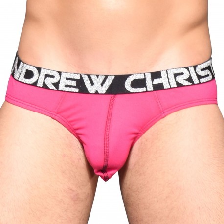 Andrew Christian Almost Naked Happy Briefs - Fuchsia