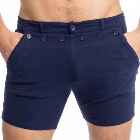 L’Homme invisible Sailor Shorts - Navy