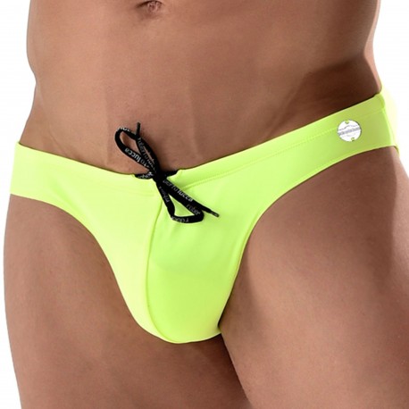 Roberto Lucca Bikini Swim Briefs - Neon Yellow