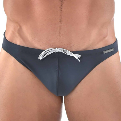 Roberto Lucca String de Bain Gris Anthracite