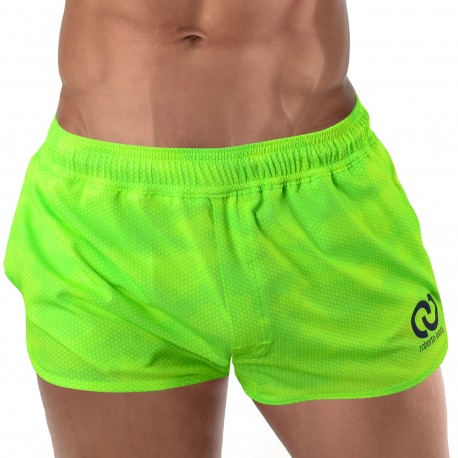 Men's Roberto Lucca Solid Swim Shorts - Lime S