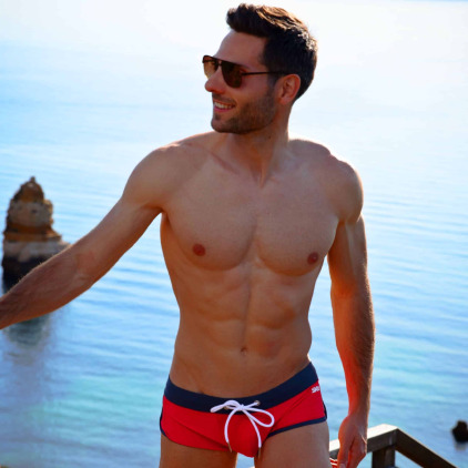 Shorty de Bain Rouge SKU