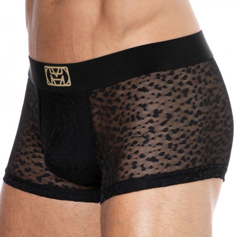 Boxer Brief Geometric Temptation Structure Trunk HOM men's Underwear Black