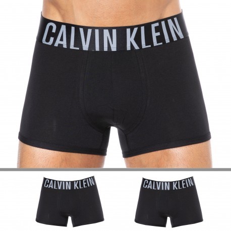 Calvin Klein Lot de 2 Boxers Intense Power Coton Noirs
