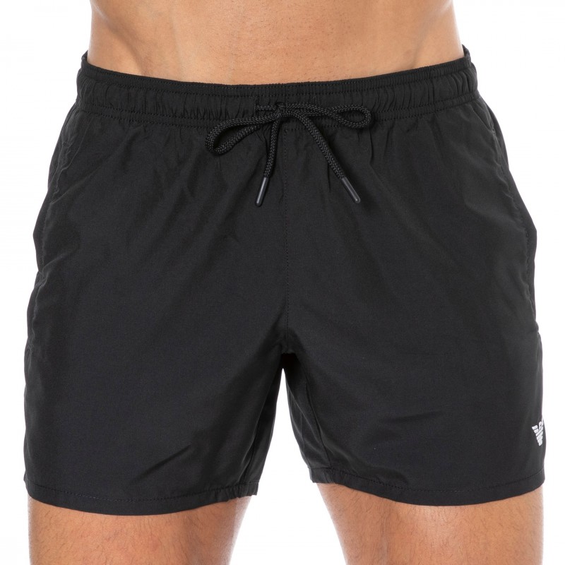 Emporio Armani Essential Swim Shorts - Black | INDERWEAR