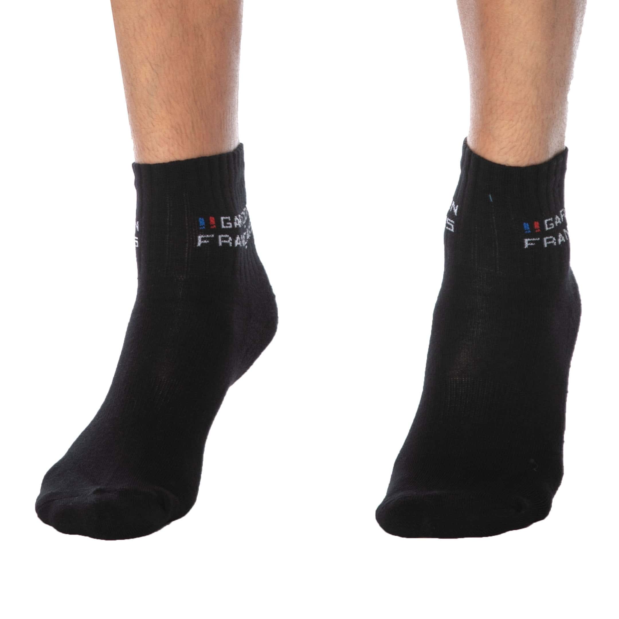 Garçon Français Ankle Socks - Black | INDERWEAR