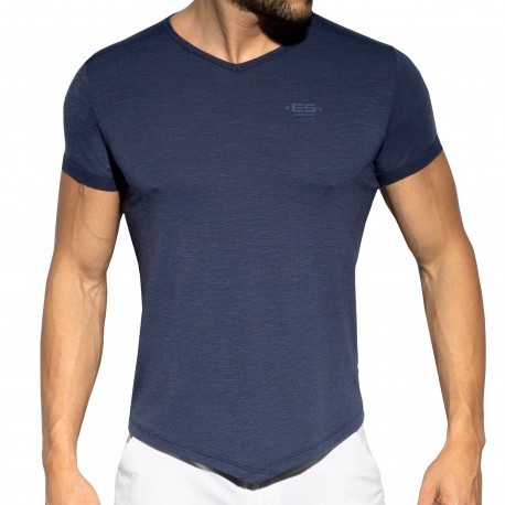 ES Collection T-Shirt Flame Bleu Marine