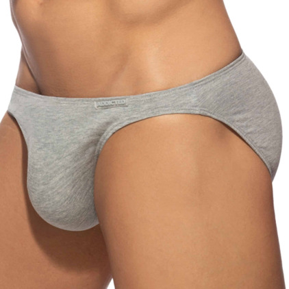 Lot de 3 Slips Bikini Coton Blanc - Bleu Marine - Gris Addicted