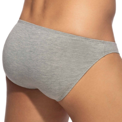 Lot de 3 Slips Bikini Coton Blanc - Bleu Marine - Gris Addicted