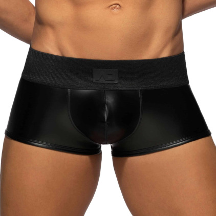 AD Fetish Boxer Back Zip Rub Cockring Noir AD Fetish Boxer Back Zip Rub Cockring Noir