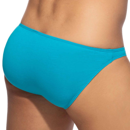 Slip Bikini Coton Turquoise Addicted