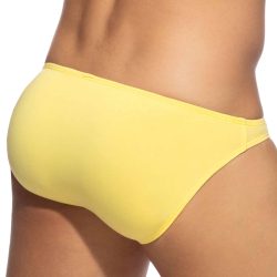 Slip Bikini Coton Jaune Addicted