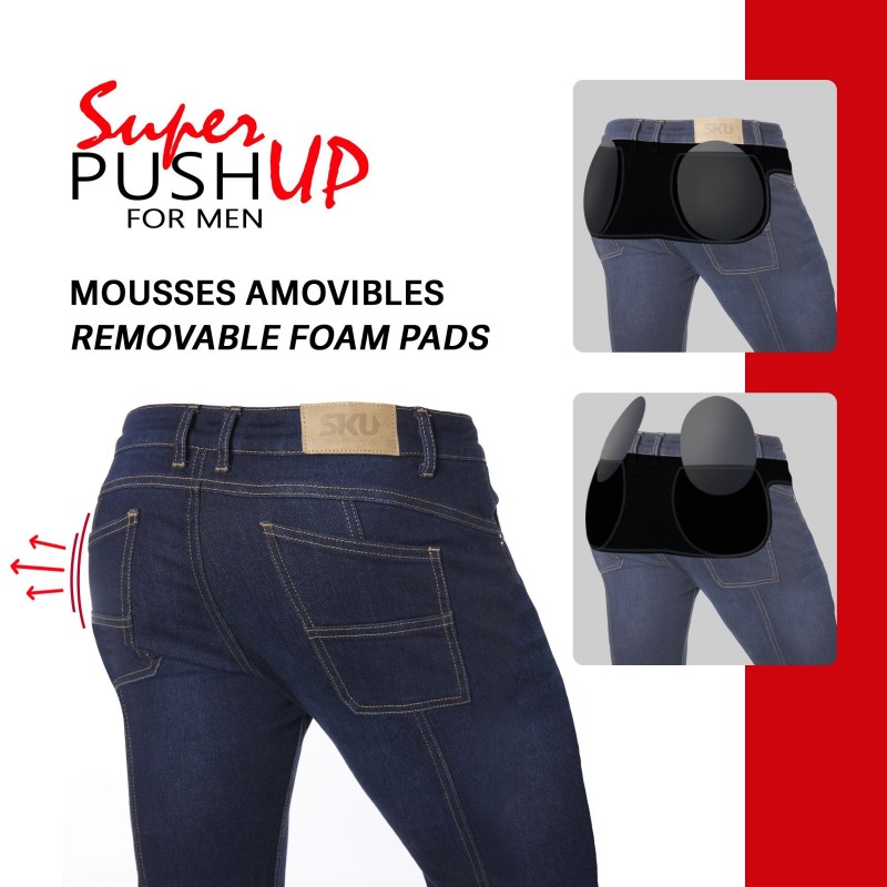 SKU Short Jeans Original Super Push-Up Bleu Indigo