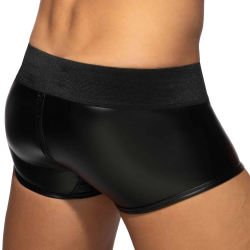 Boxer Cockring Allover Zip Rub Noir AD Fetish