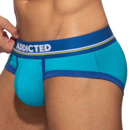 Slip Basic Colors Coton Bleu Turquoise Addicted