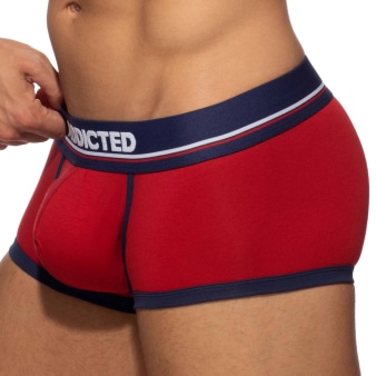 Shorty Basic Colors Coton Rouge - Marine Addicted