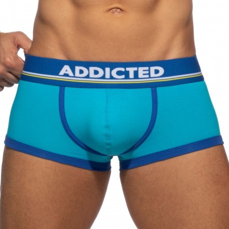 Addicted Basic Colors Cotton Trunks - Turquoise