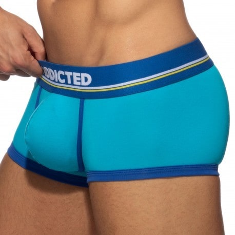 Addicted Basic Colors Cotton Trunks - Turquoise