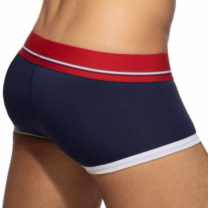 Shorty Basic Colors Coton Bleu Marine - Rouge Addicted