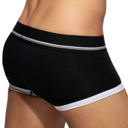 Shorty Basic Colors Coton Noir - Blanc Addicted