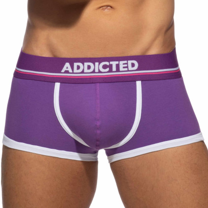 Shorty Basic Colors Coton Violet Addicted