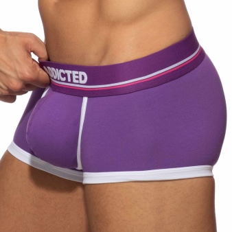 Shorty Basic Colors Coton Violet Addicted