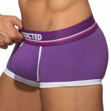 Shorty Basic Colors Coton Violet Addicted