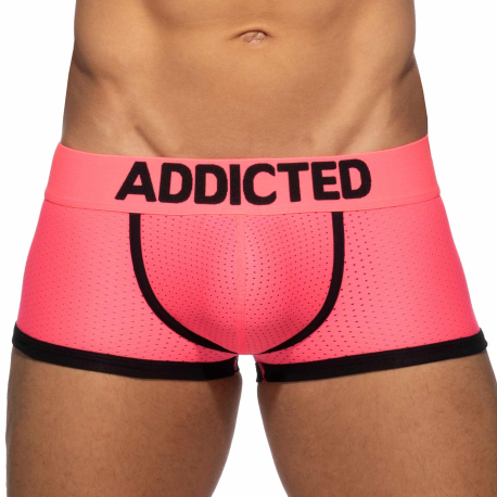 Addicted Basic Colors Mesh Trunks - Neon Pink