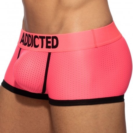 Addicted Basic Colors Mesh Trunks - Neon Pink
