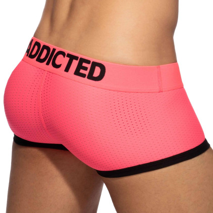 Shorty Basic Colors Mesh Rose Fluo Addicted