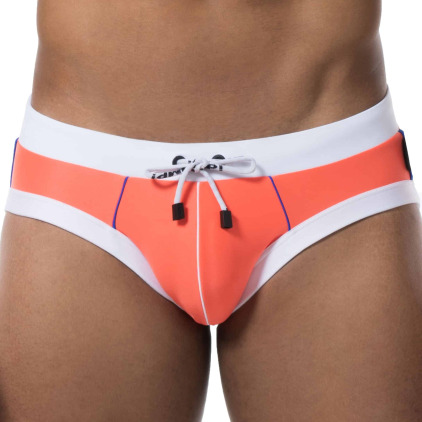 Pump! Slip de Bain Waterbrief Corail Pump! Slip de Bain Waterbrief Corail