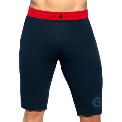 Short Sport Long Piqué FIT Bleu Marine ES Collection