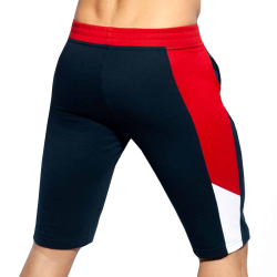 Short Sport Long Piqué FIT Bleu Marine ES Collection