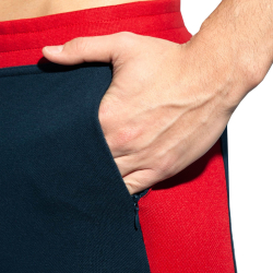 Short Sport Long Piqué FIT Bleu Marine ES Collection