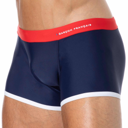 Garçon Français Swim Trunks - Navy - Red - White