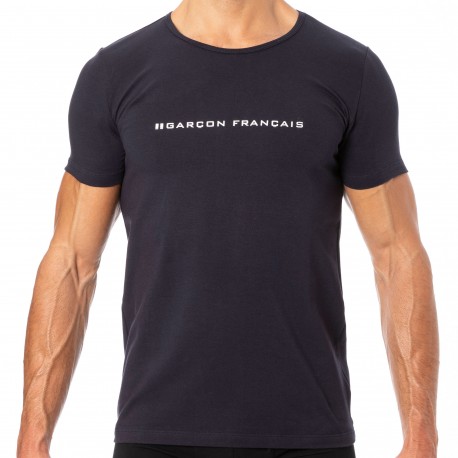 Garcon Francais Logo T-Shirt - Navy