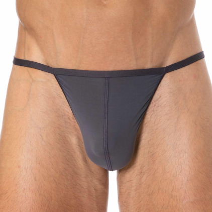 String Temptation Plume Gris Anthracite HOM