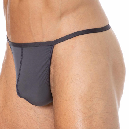 String Temptation Plume Gris Anthracite HOM